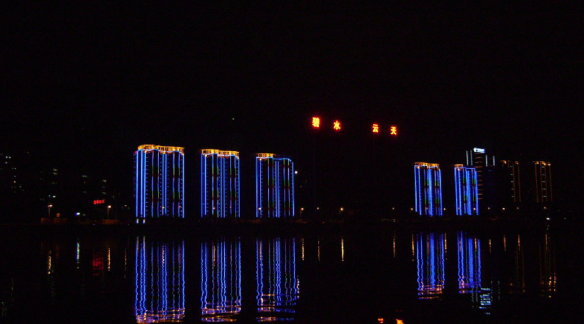 点亮城市的璀璨霓裳：吉林夜景照明工程