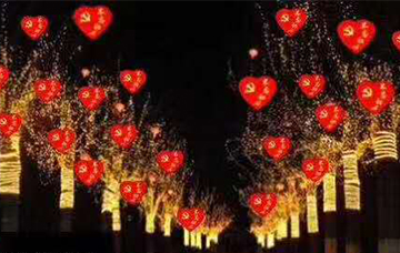 吉林节庆树挂灯
